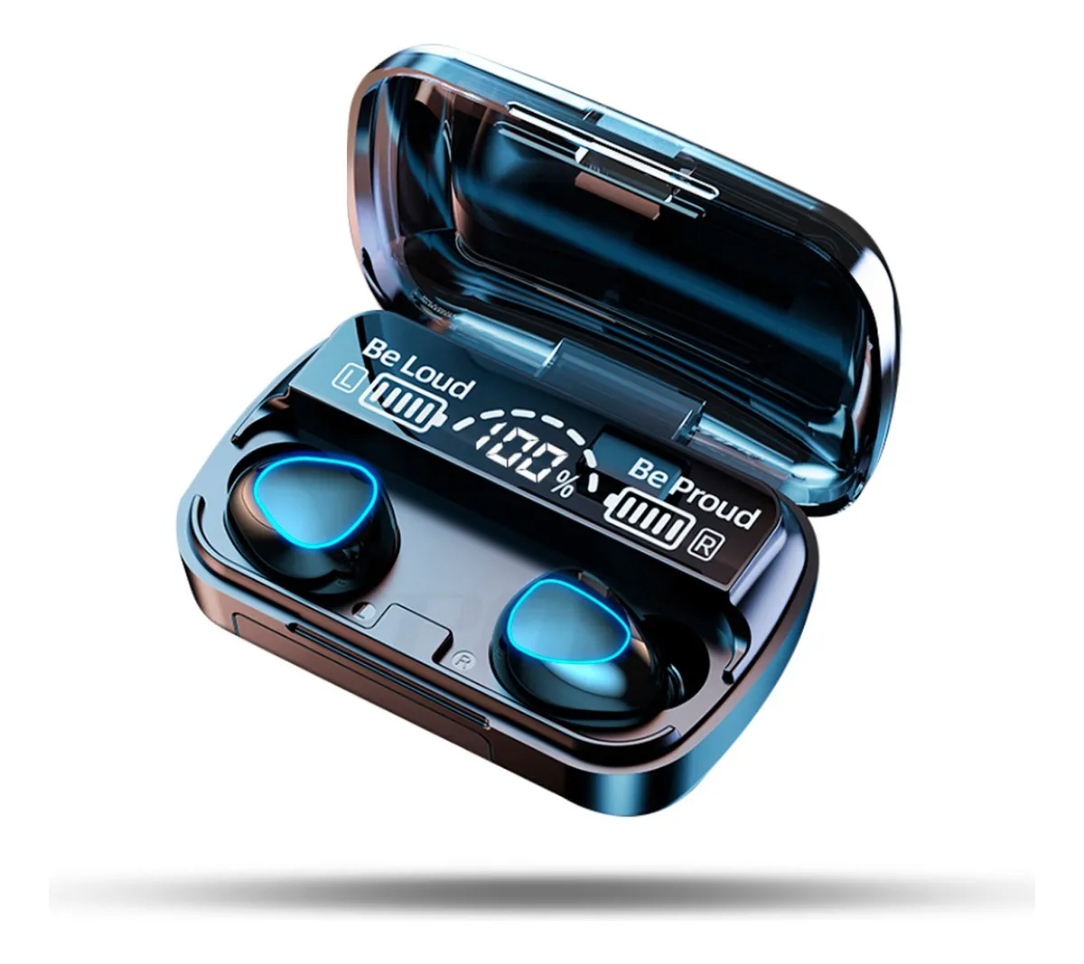 auriculares inalámbricos bluetooth v5.3 m10, color negro auriculares inalámbricos bluetooth v5.3 m10, color negro