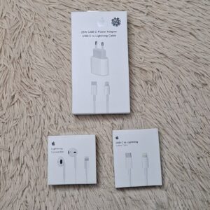 box 1 cargador auriculares cable auxiliar lightning